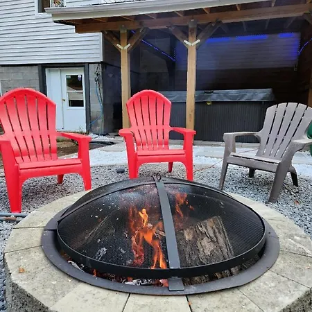 Havre De Detente Avec Foyer Et Spa Sainte-Lucie-de-Doncaster Extérieur photo