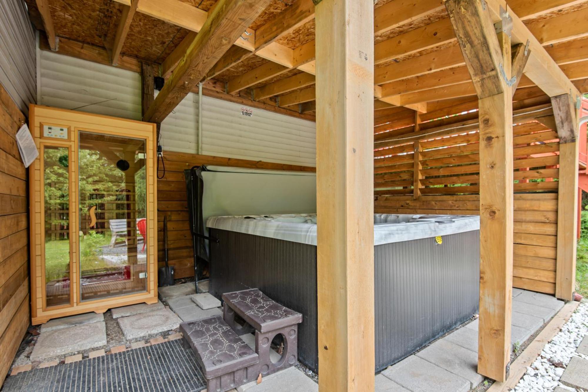 Chalet Havre De Detente Avec Foyer Et Sainte-Lucie-de-Doncaster
